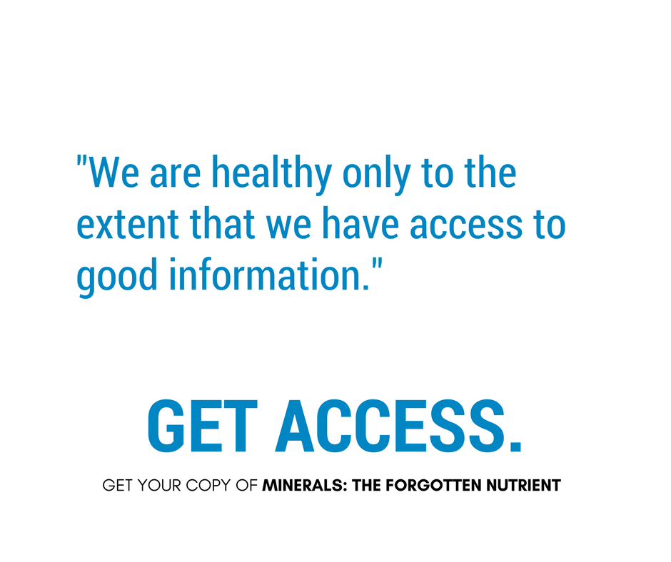 Minerals - The Forgotten Nutrient, an informatory book on your health and lifestyle. Have a proper health with minerals.